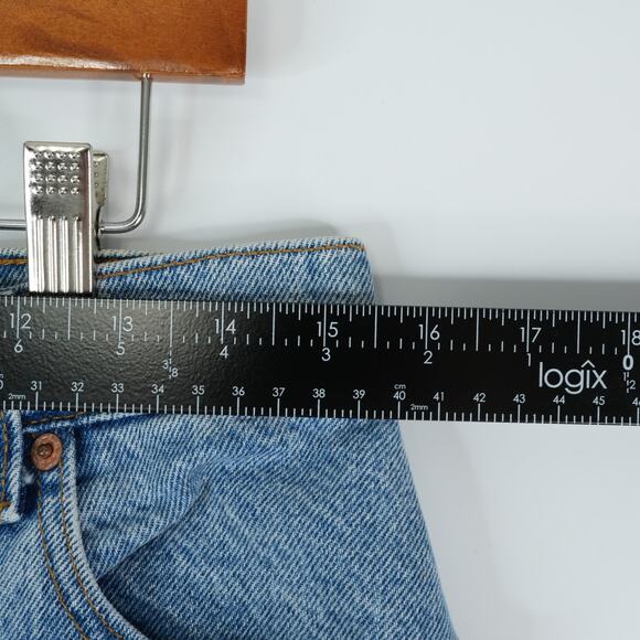 Vtg Levis 551 Jeans 12S (31x28.5) Relaxed Fit Tapered Leg High Rise 1995 USA - Picture 11 of 14